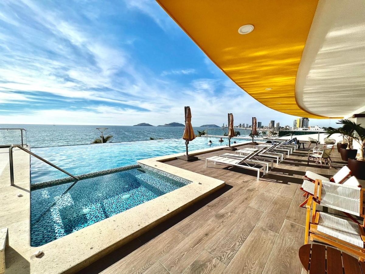 마사틀란 Sunset View Malecon 1404 Vista Panoramica Al Mar 아파트 외부 사진