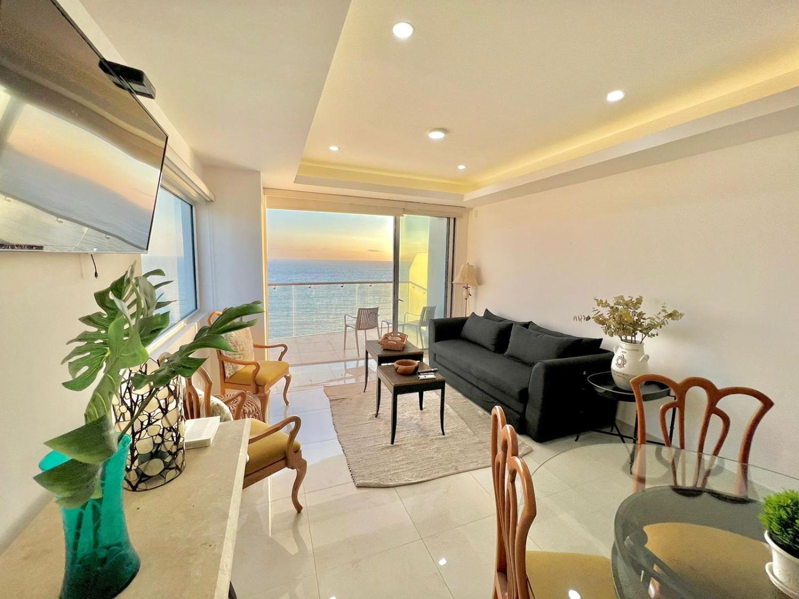 마사틀란 Sunset View Malecon 1404 Vista Panoramica Al Mar 아파트 외부 사진